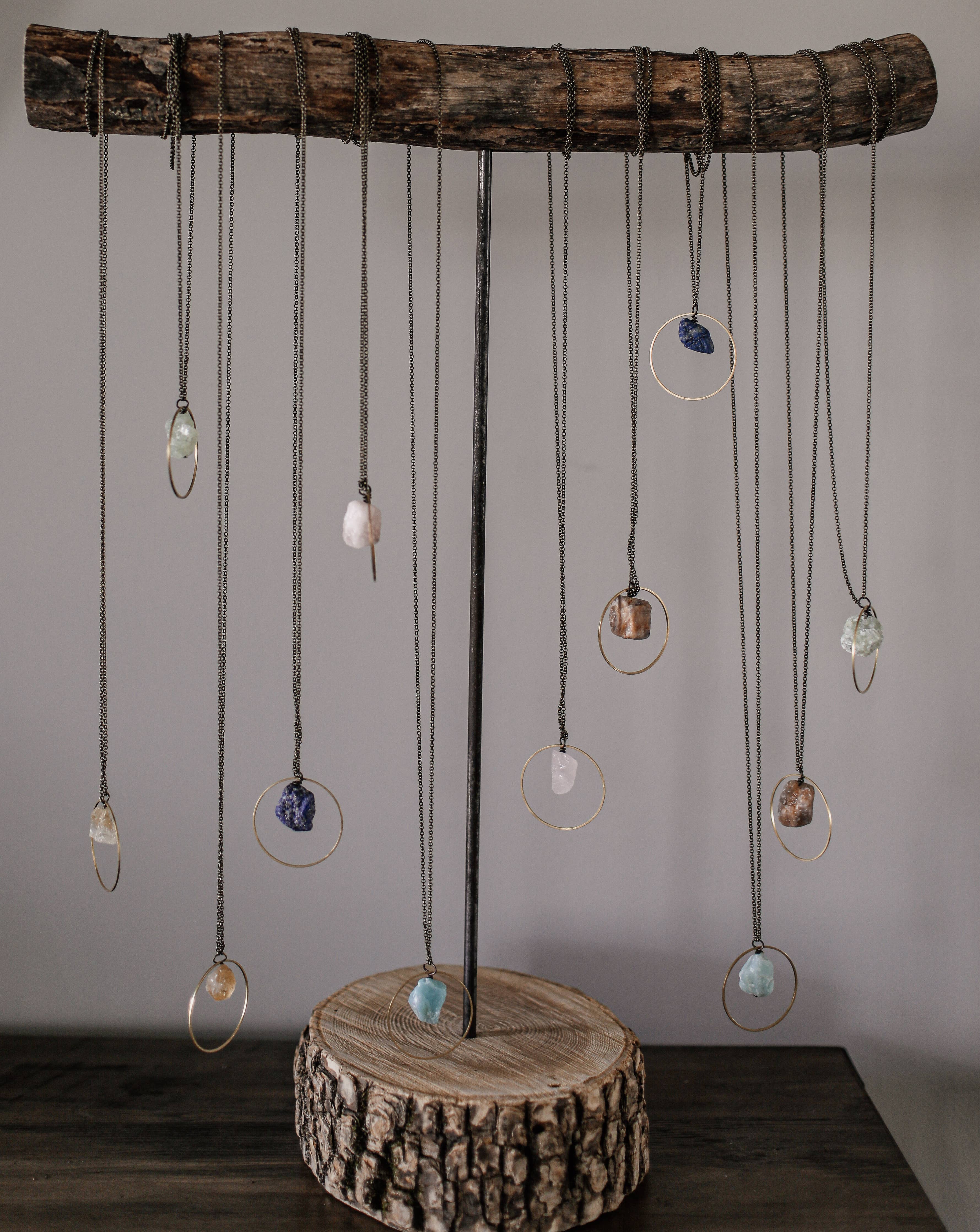 Medina Seeds | Rough Cut Semi-Precious Stones Brass
