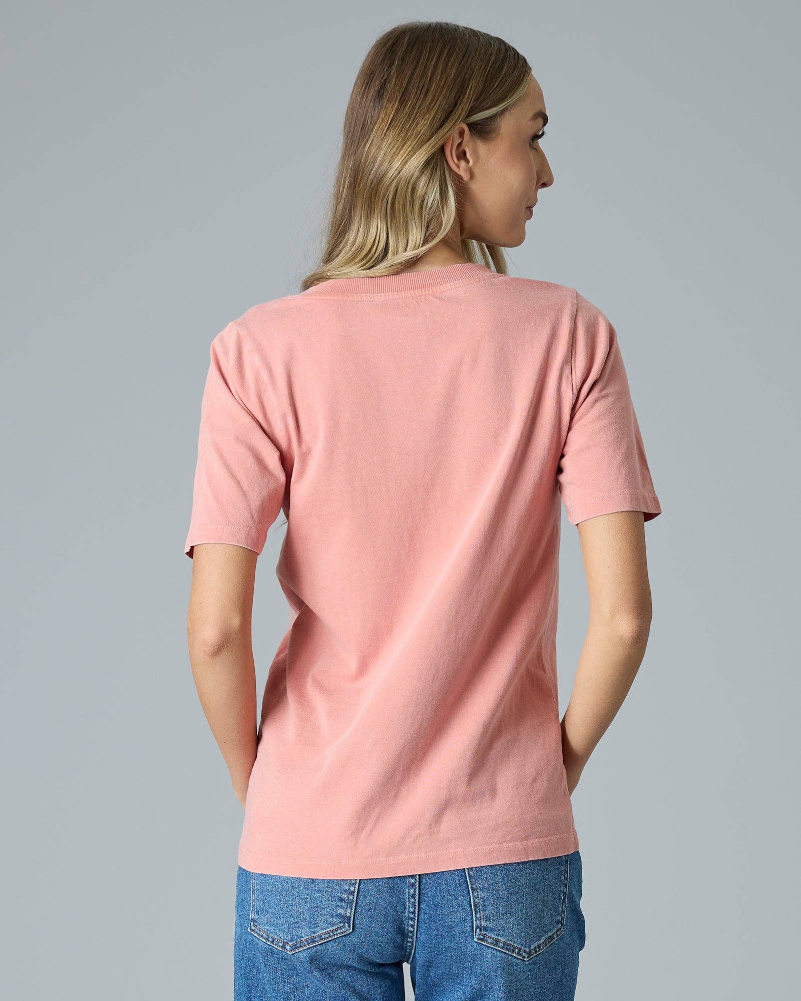 Your Favorite V-Neck Tee In Terra Cotta Spring-Summer Downeast