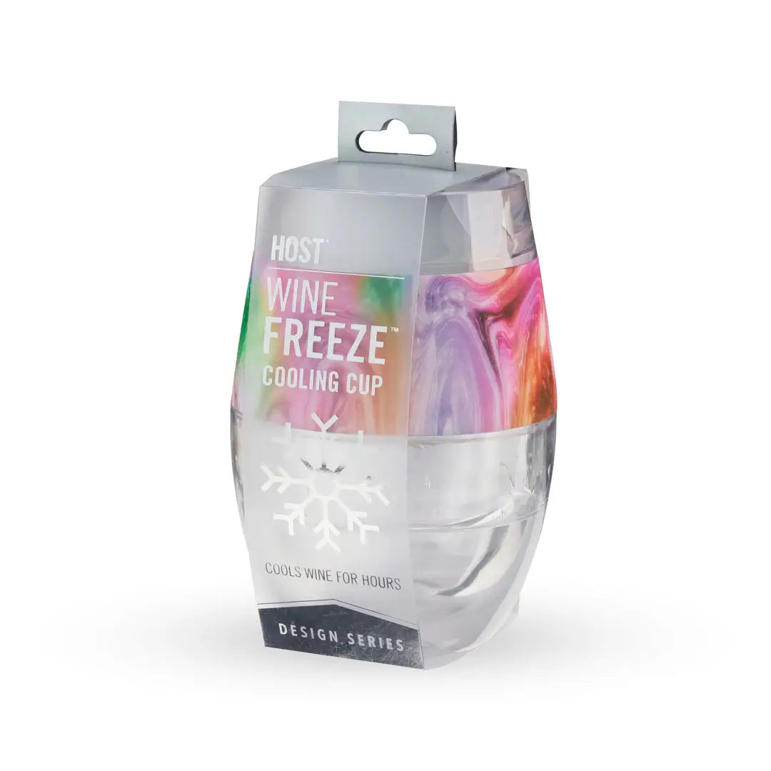 Wine FREEZE™ Cooling Cup w/ Cooling Gel - Unicorn Swirl Spring-Summer HOST