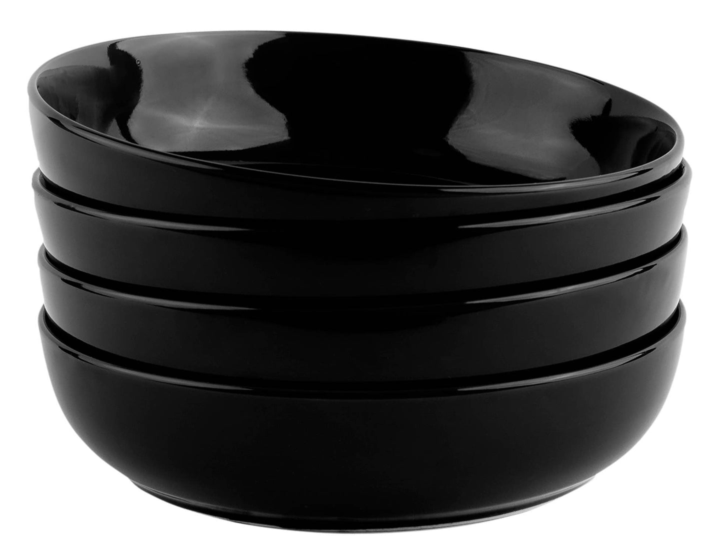 Pasta Bowls, Ceramic, 40 oz, Set of 4 Fall-Winter Kook