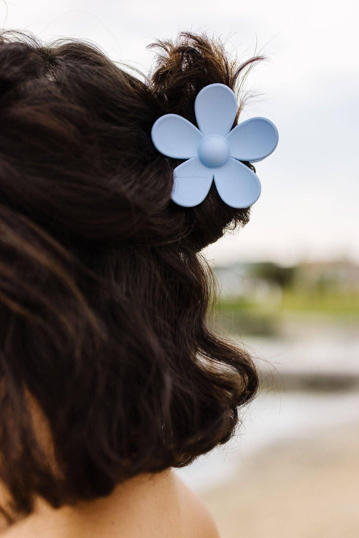 Flower Claw Clip: Blue Spring-Summer Shop ANDi