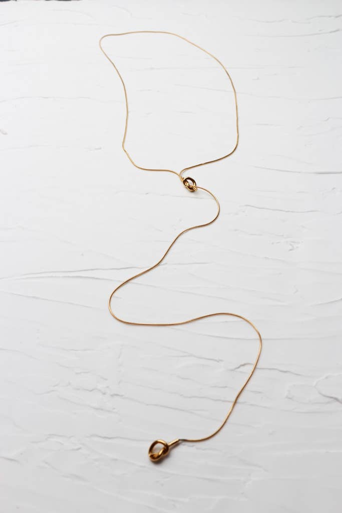 Eternity Necklace - Gold -  Made by Survivors  Crowned Free