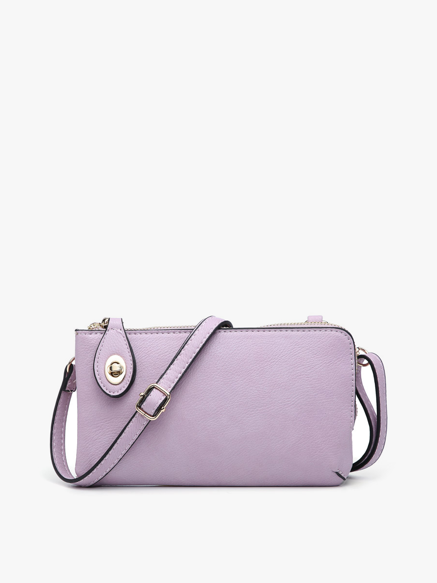 Kendall Crossbody/Wristlet w/ Twist Lock Closure