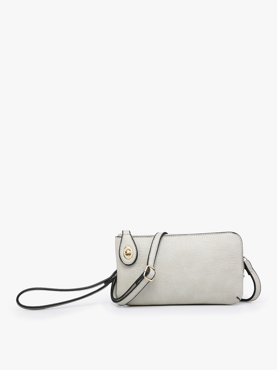 Kendall Crossbody/Wristlet w/ Twist Lock Closure