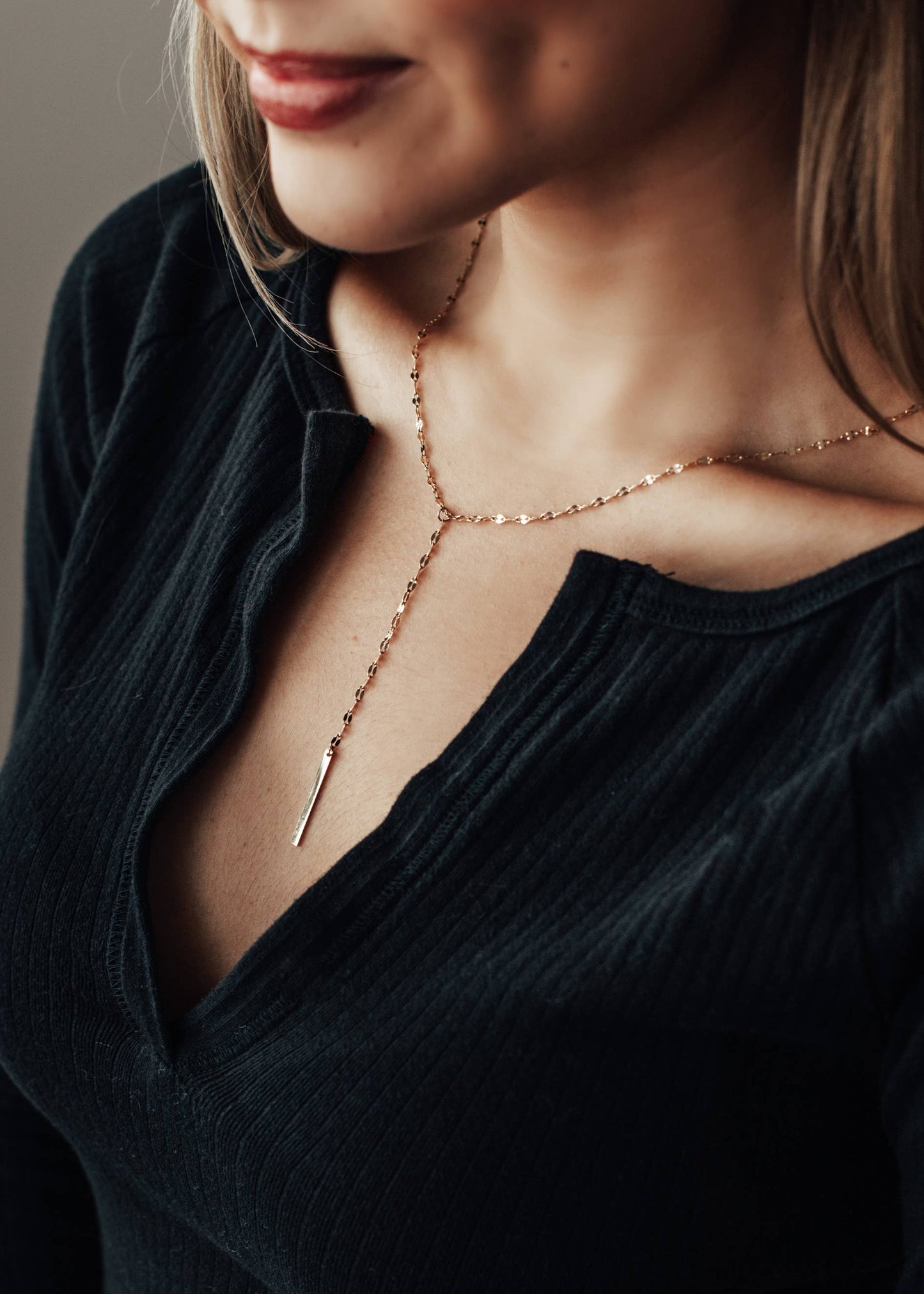 Lariat Necklace Core Panache Apparel Co.