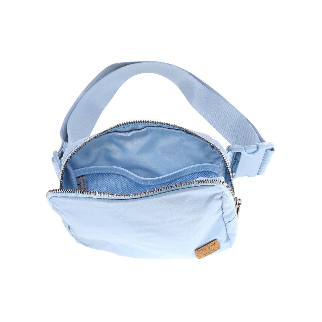 C.C Steel Blue Fanny Pack Belt Bag Spring-Summer C.C Beanie