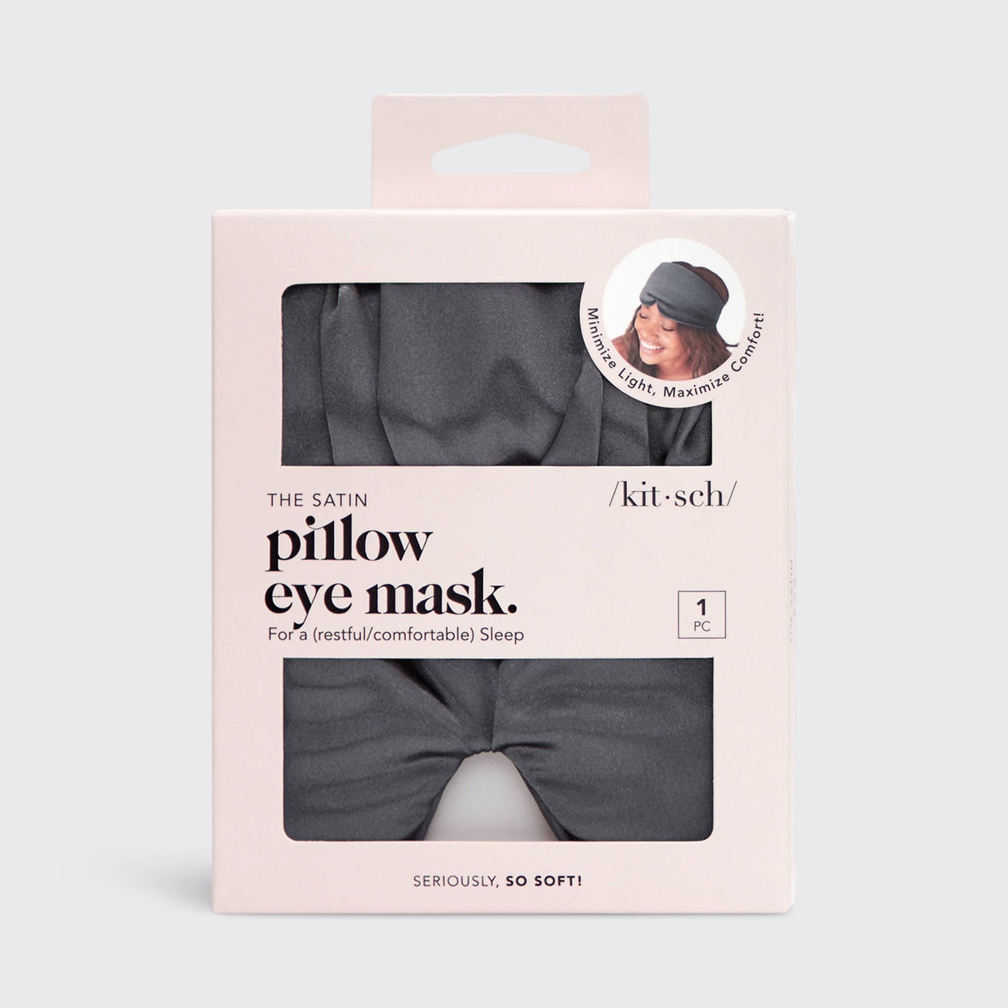 The Pillow Eye Mask - Charcoal Core KITSCH
