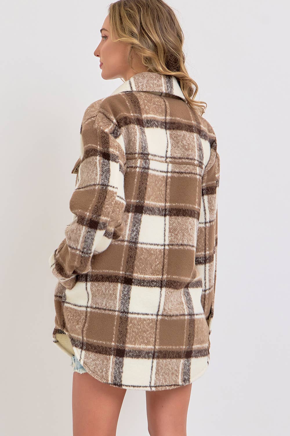 PLAID SHACKET/ JACKET