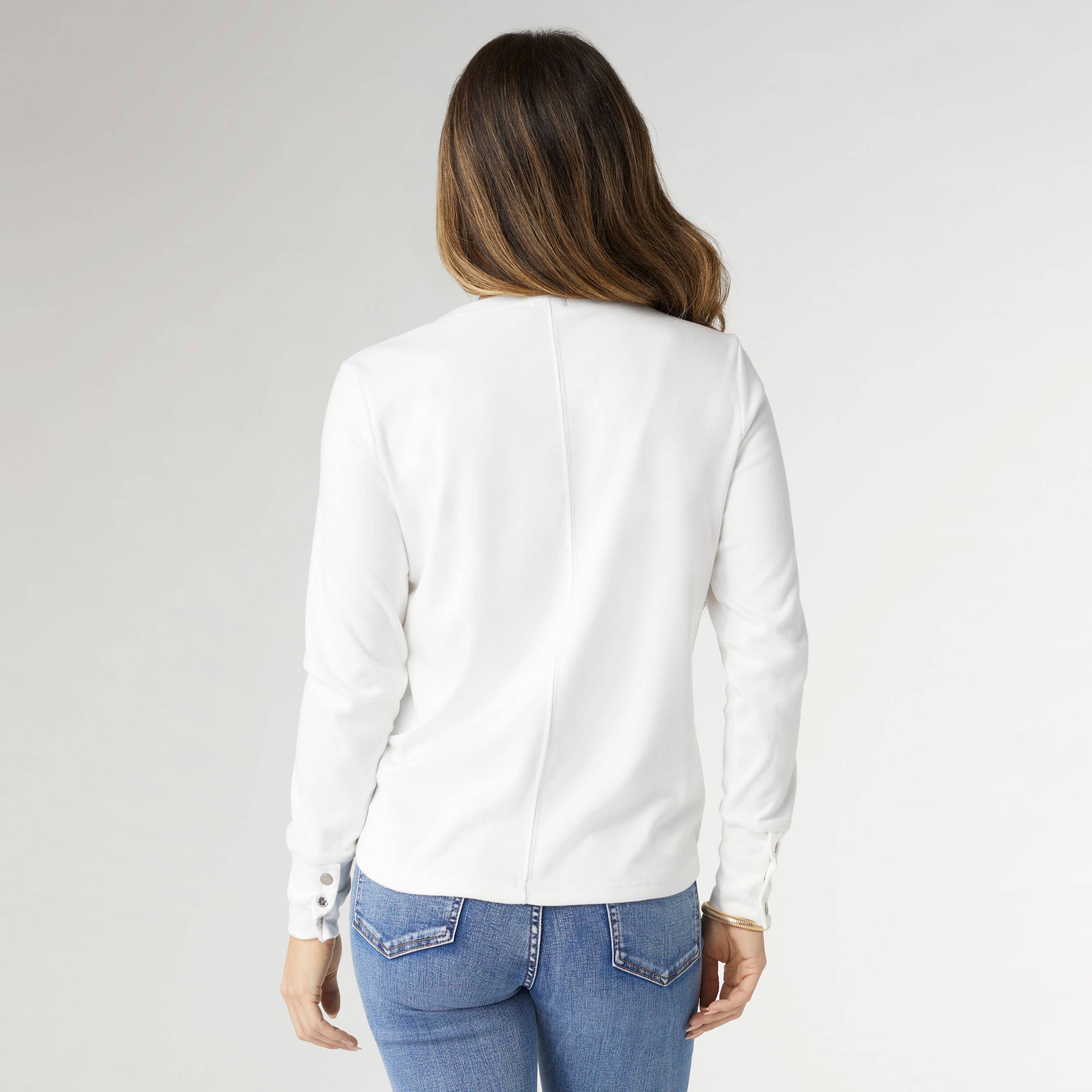 Alexis Super Soft Top with Snap Cuff