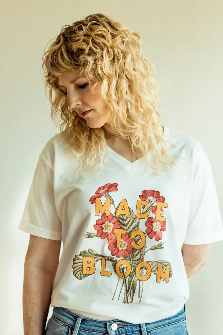 Made to Bloom Tee Spring-Summer Crowned Free