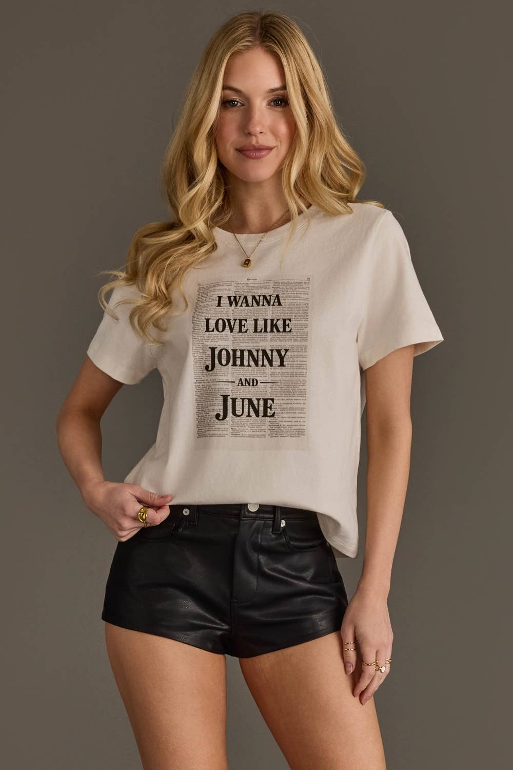 Off White Johnny & June Graphic Tee