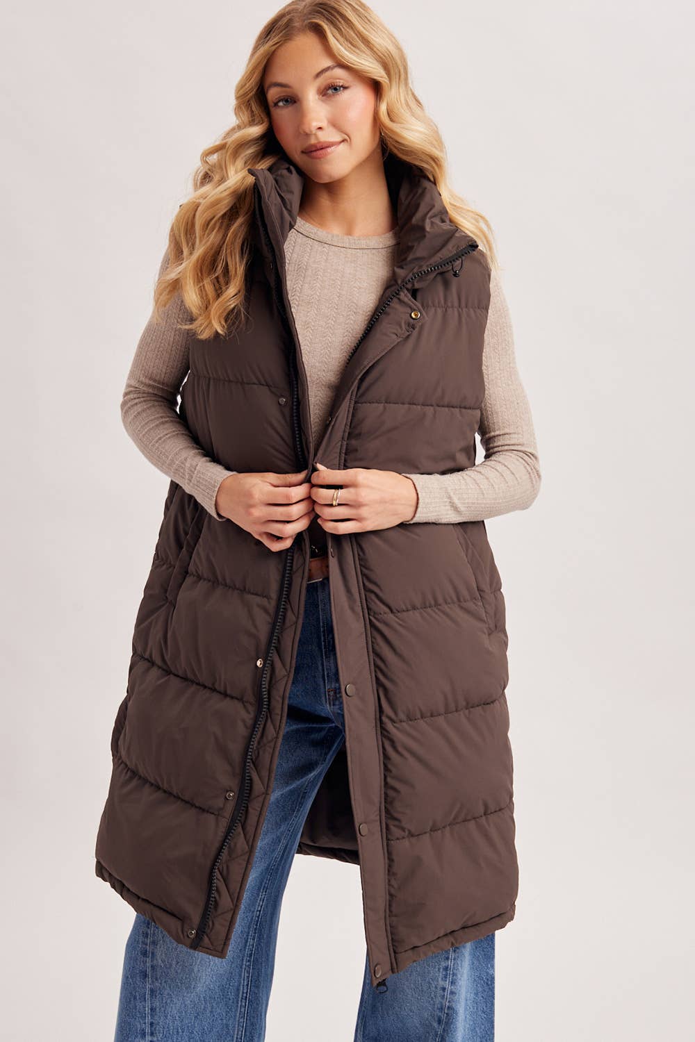 QUILTED PUFFER VEST