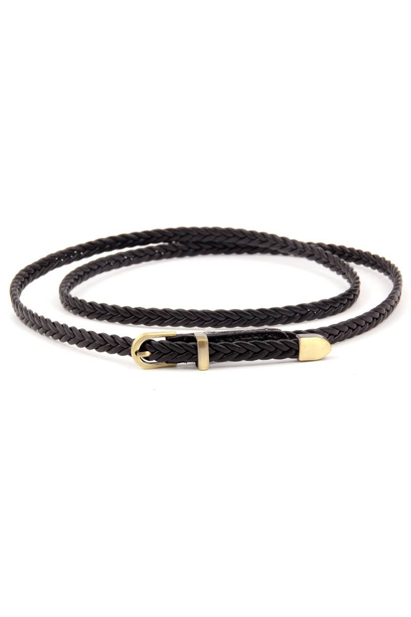 Non Perforated Needle Buckle Retro Casual Belt Core NINEXIS