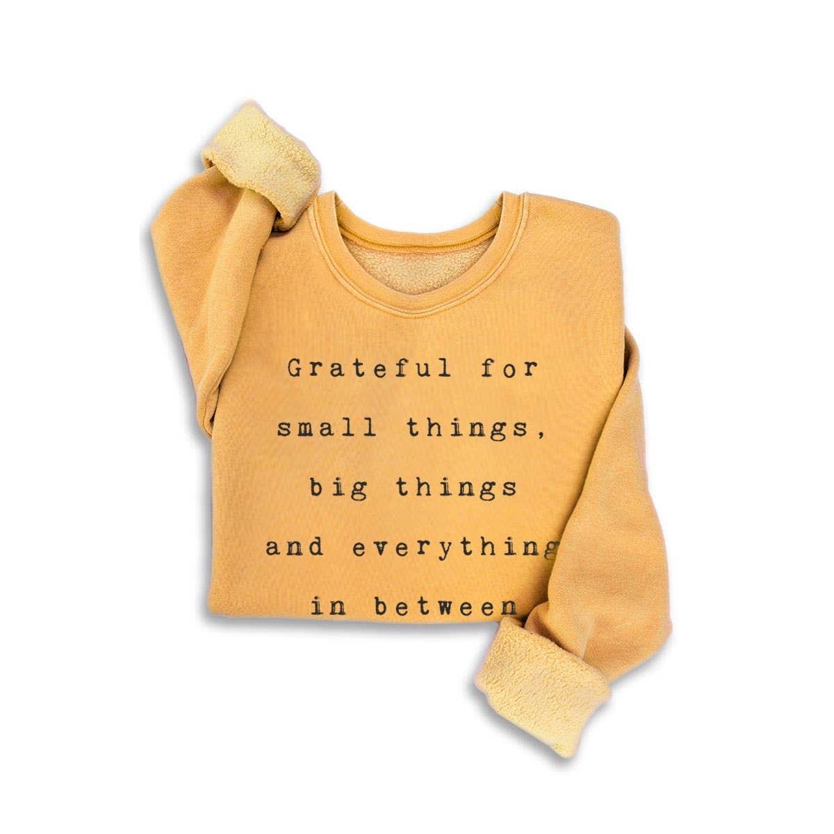 GRATEFUL FOR SMALL THINGS MINERAL SWEATSHIRTS Fall-Winter HRTandLUV