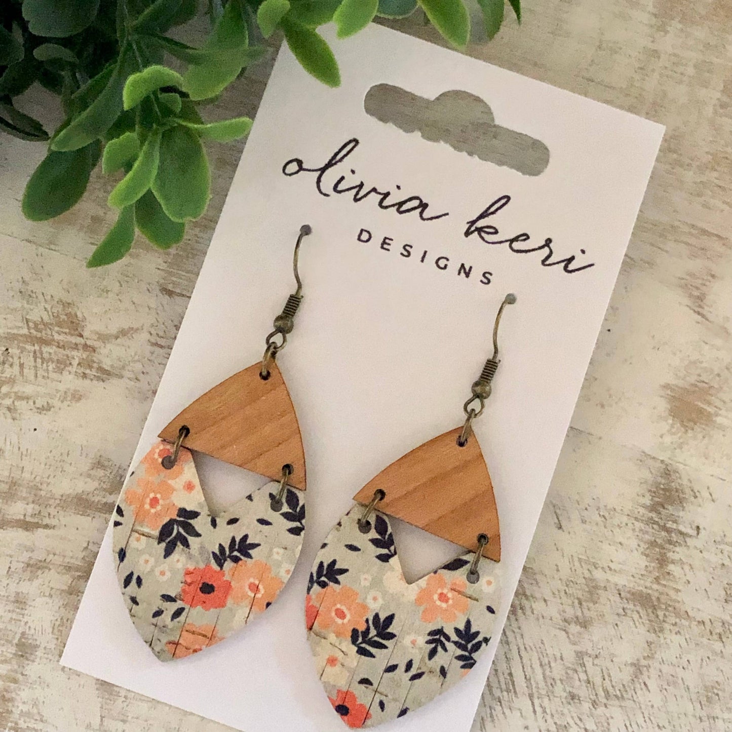 Josie - Grey Fall Floral Spring-Summer Olivia Keri Designs