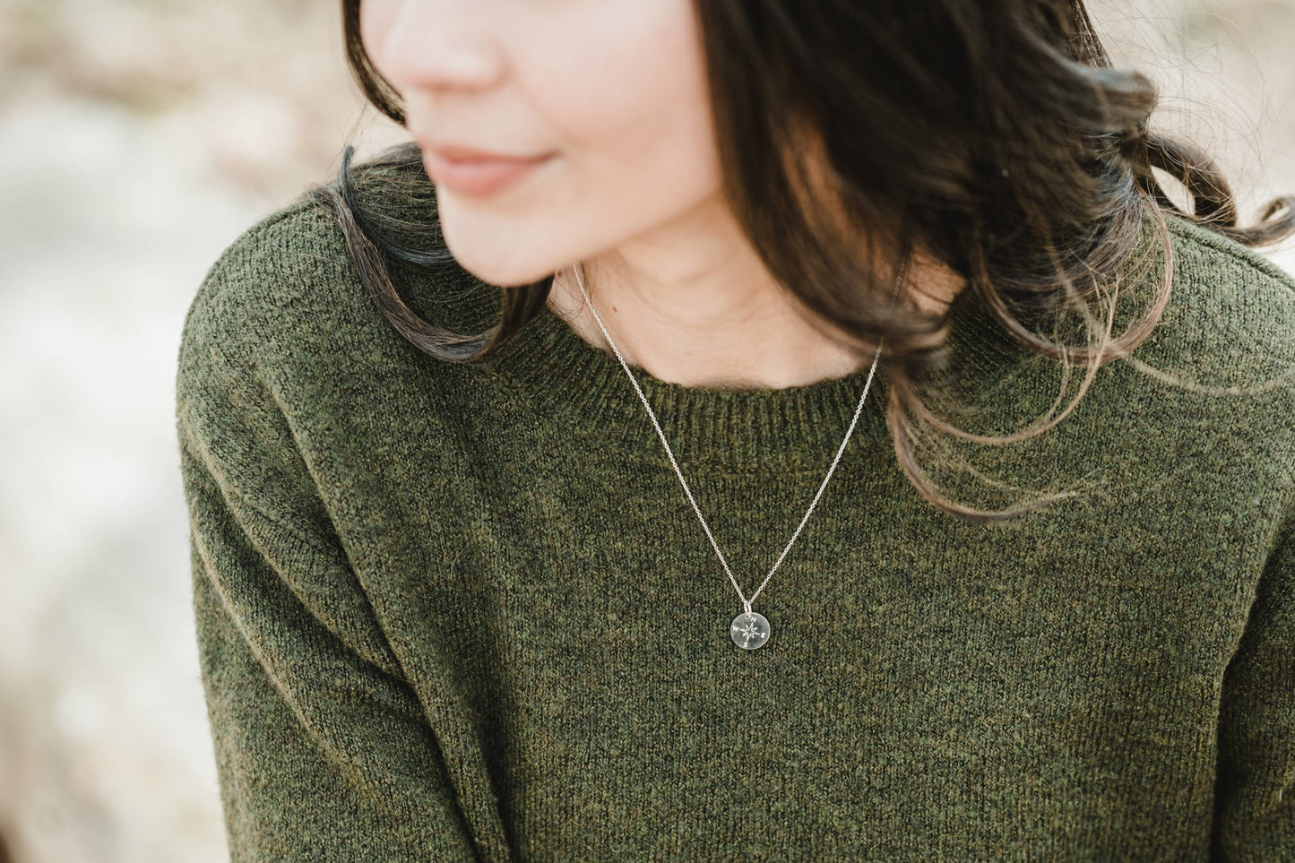 Compass Necklace Becoming Jewelry