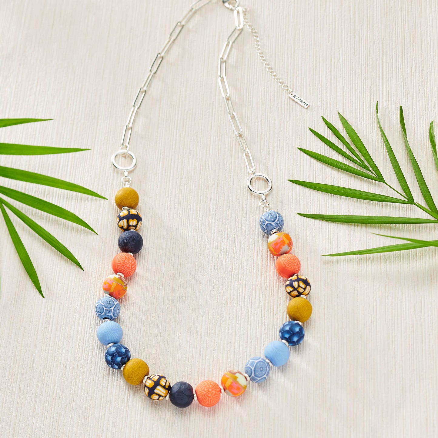 French Quarter Link Beaded Necklace Spring-Summer JILZARAH