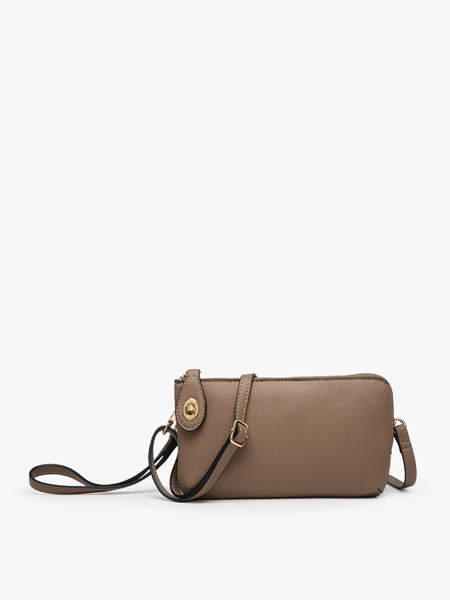 Kendall Crossbody/Wristlet w/ Twist Lock Closure