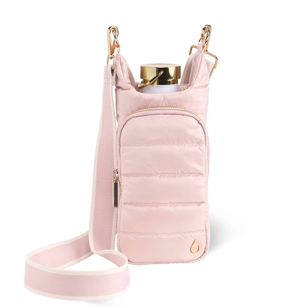 WanderFull - Original HydroBag - Blush HydroBag® with Blush and Ivory Striped Strap