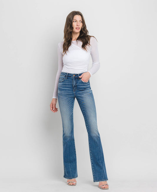 HIGH RISE FULL LENGTH BOOTCUT JEANS FLYING MONKEY