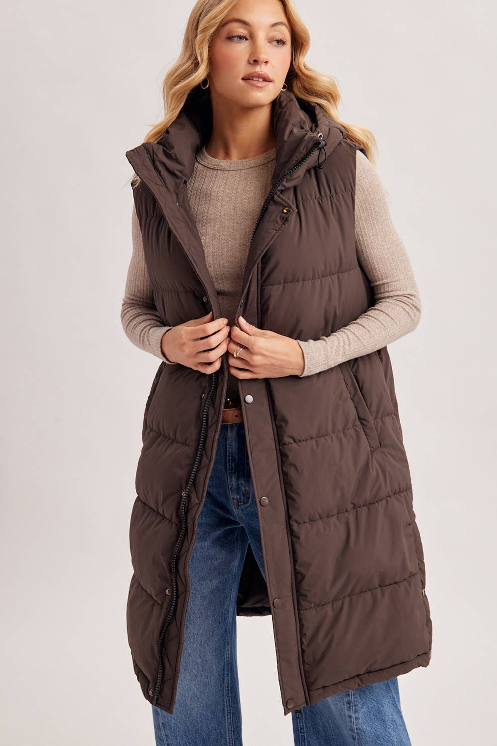 QUILTED PUFFER VEST
