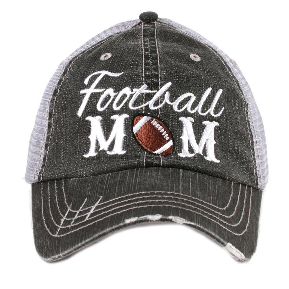 Football Mom Trucker Hats Fall-Winter Katydid