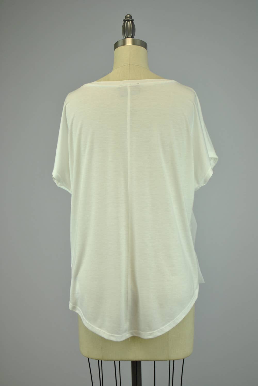 Placement Screen Illusion Top w Mesh Overlay