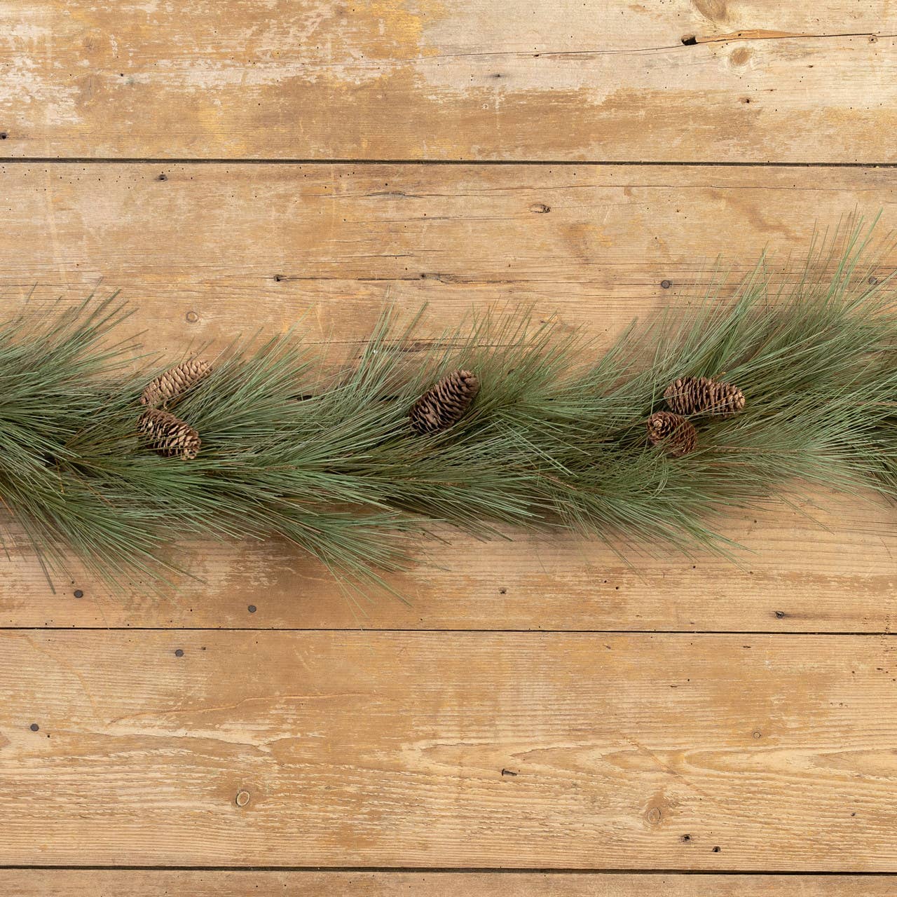 Ragon House - 6' RIVER PINE GARLAND W/ CONES  Ragon House