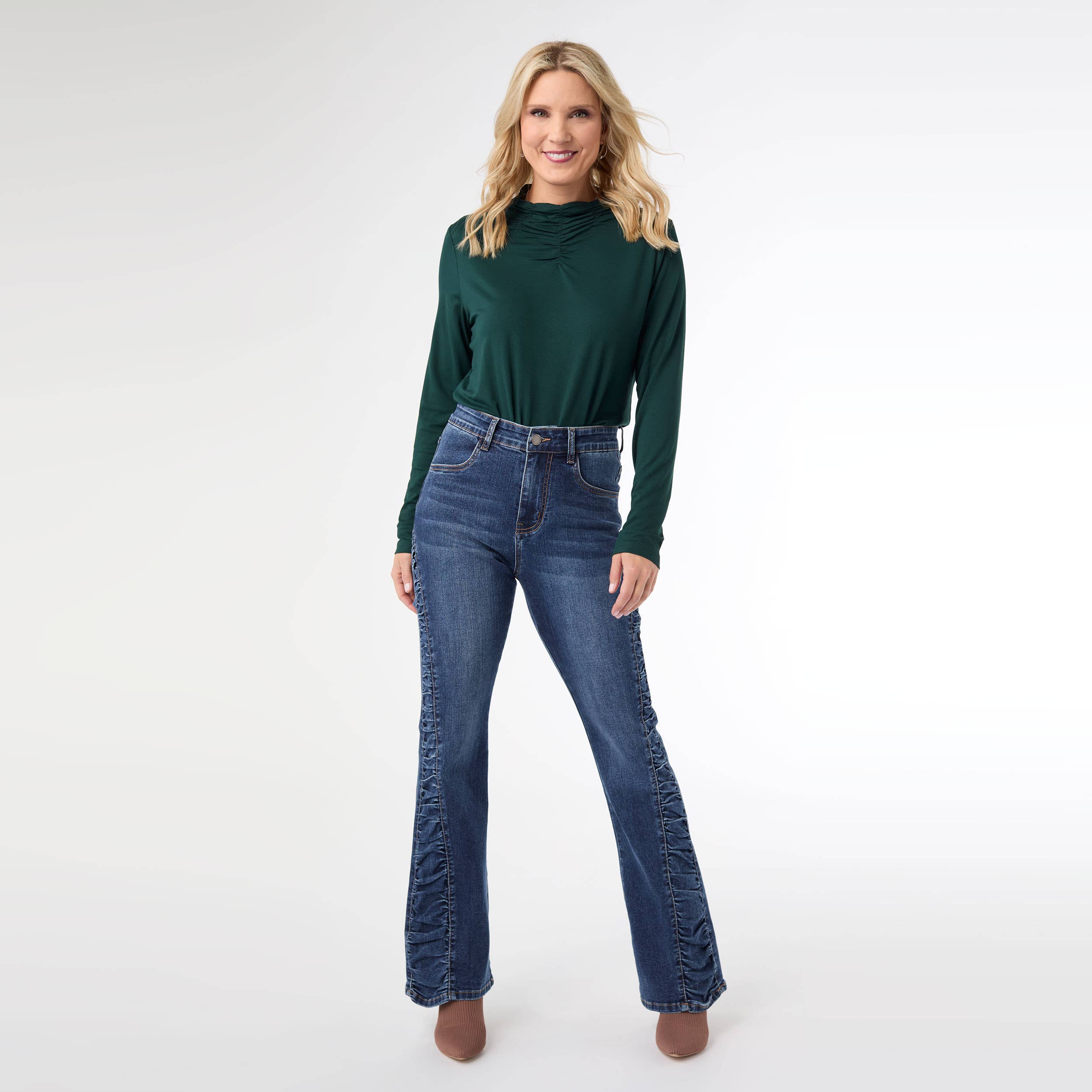EverStretch Flare with Side Rouching