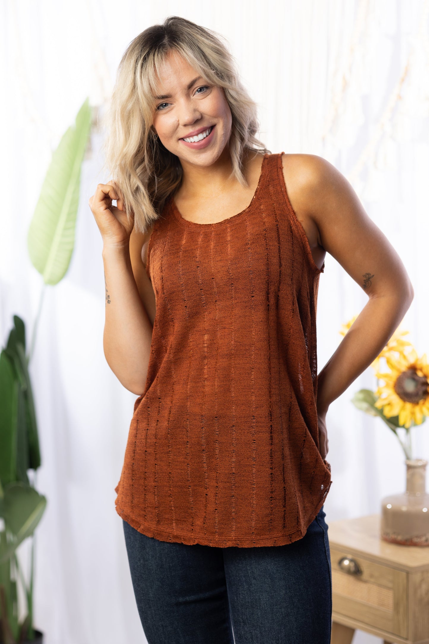 A Little Rusty - Knitted Tank Giftmas Boutique Simplified