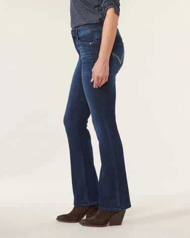 "Ab"solution High Rise Cascading "D" Itty Bitty Boot Petite Jeans Fall-Winter JOOR - Democracy