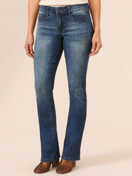 "Ab"solution® Itty Bitty Bootcut Petite Blue Jeans Spring-Summer JOOR - Democracy