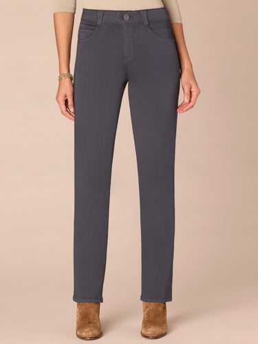Petite "Ab"solution® Straight Leg Colored Jeans