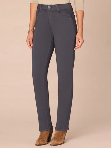 Petite "Ab"solution® Straight Leg Colored Jeans