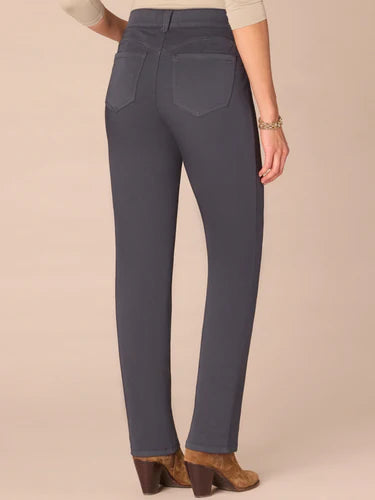 Petite "Ab"solution® Straight Leg Colored Jeans