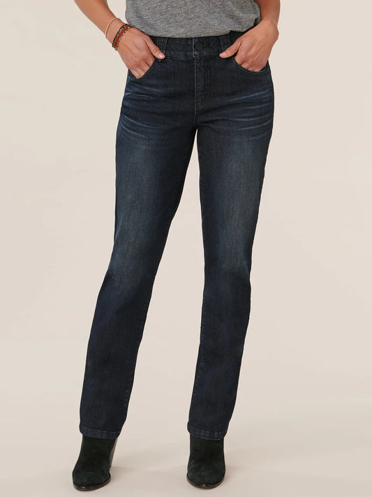 Dark Indigo Petite Straight Leg Jeans Fall-Winter JOOR - Democracy