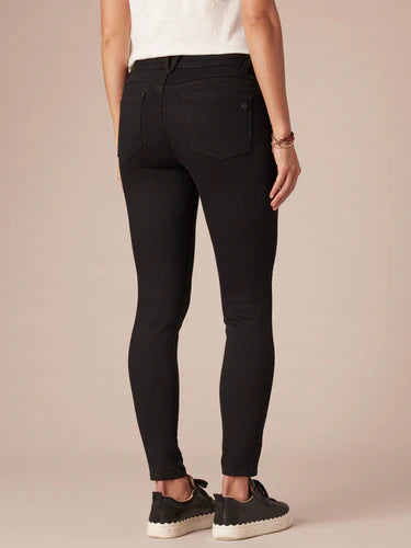 Black "Ab"solution® High Rise Ankle Skinny Jean