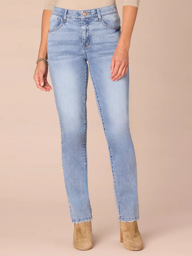 High Rise Vintage Straight Leg Jeans