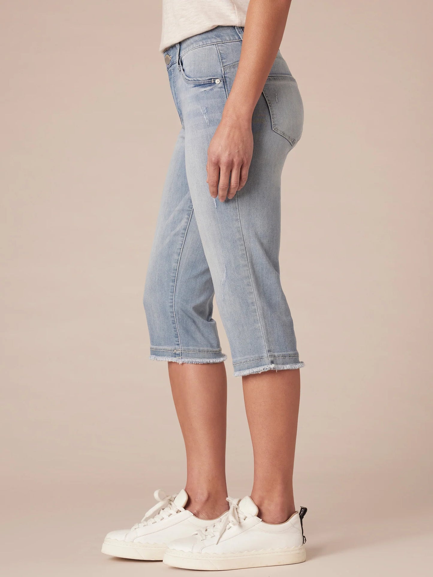 Light Blue Denim Skimmer Capri Spring-Summer JOOR - Democracy