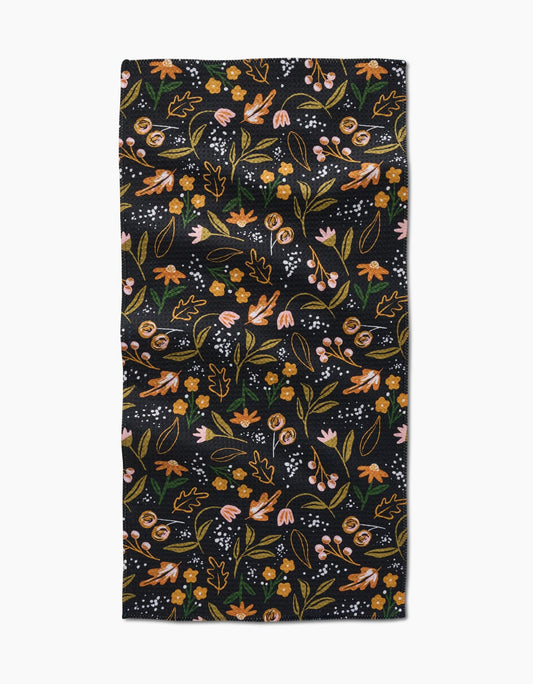 Nighttime Botanical Bar Towel Fall-Winter GEOMETRY