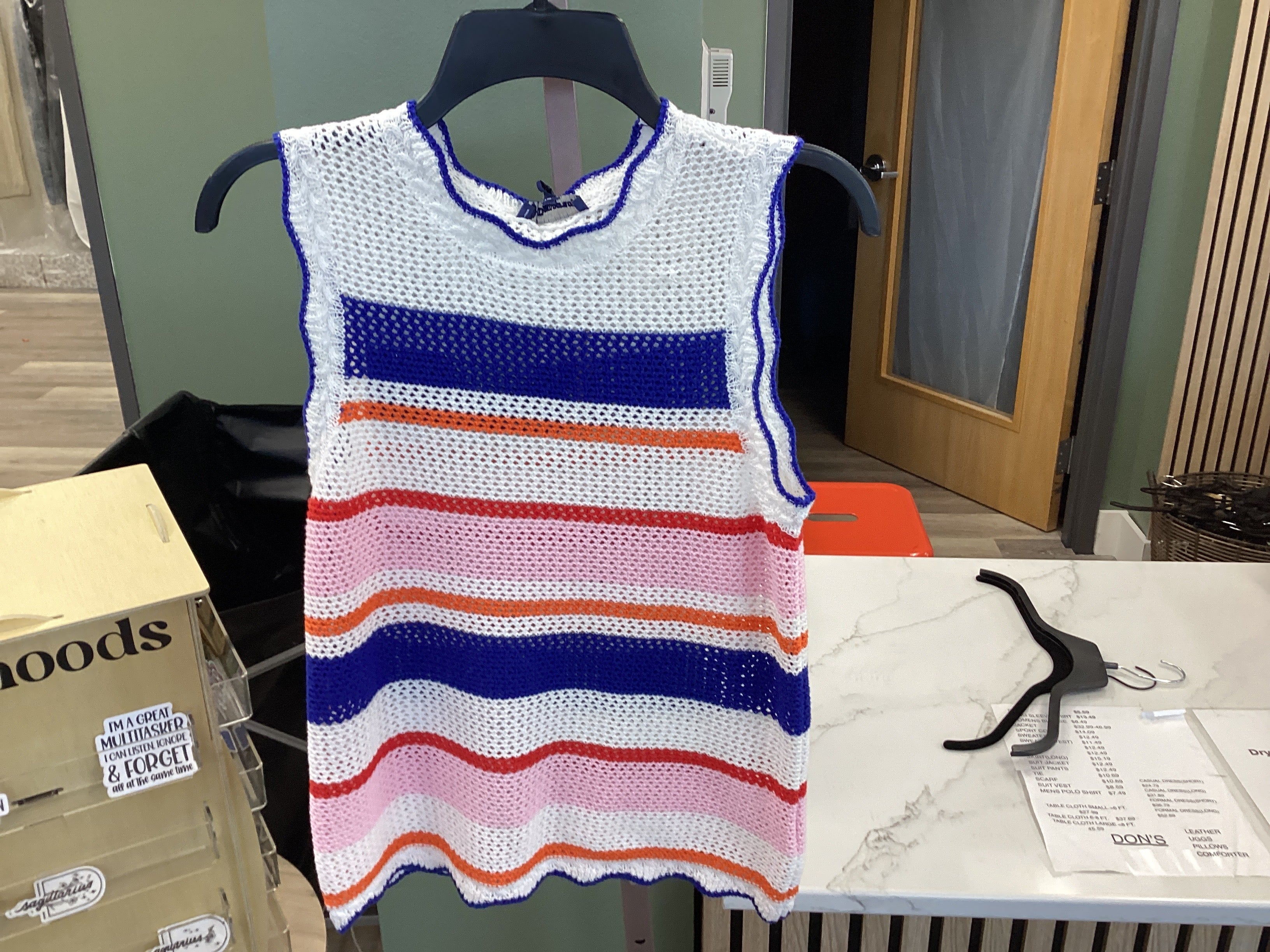 Democracy Knit Sweater Sleeveless