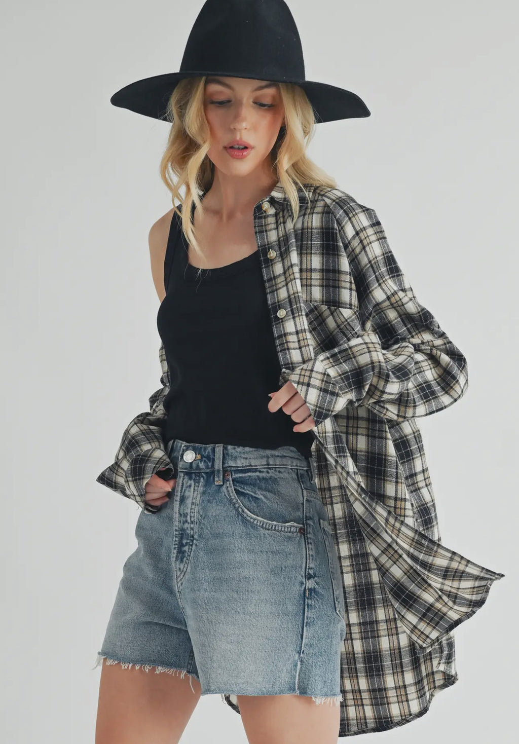 Abri Plaid flannel shirt