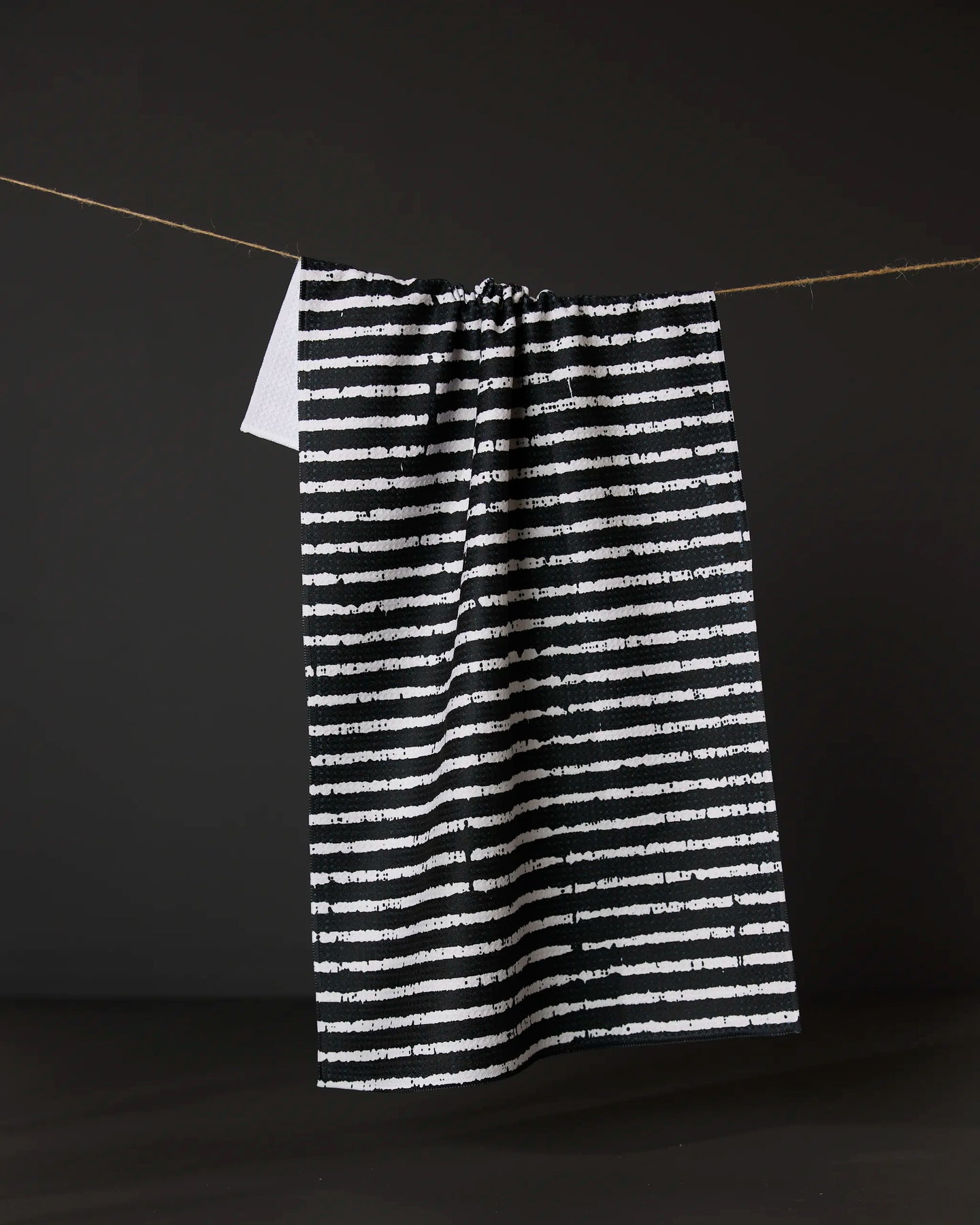 Eerie Stripe Kitchen Tea Towel