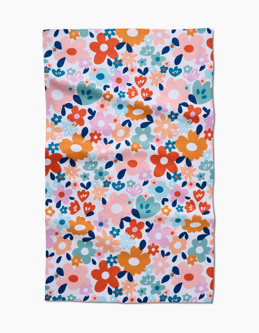 Whimsy Floral Democracy Towel – Soft, Vibrant, Eco-Friendly” GEOMETRY
