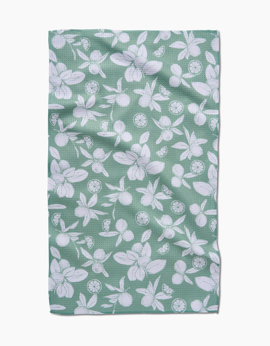 Summer Limes Kitchen Towel | Bright, Absorbent & Eco-Friendly GEOMETRY