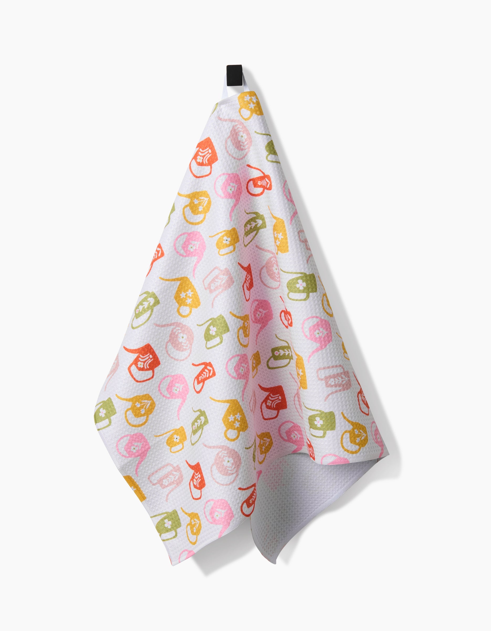Retro Watering Cans Tea Towel | Kitsch, Fun & Garden-Inspired GEOMETRY