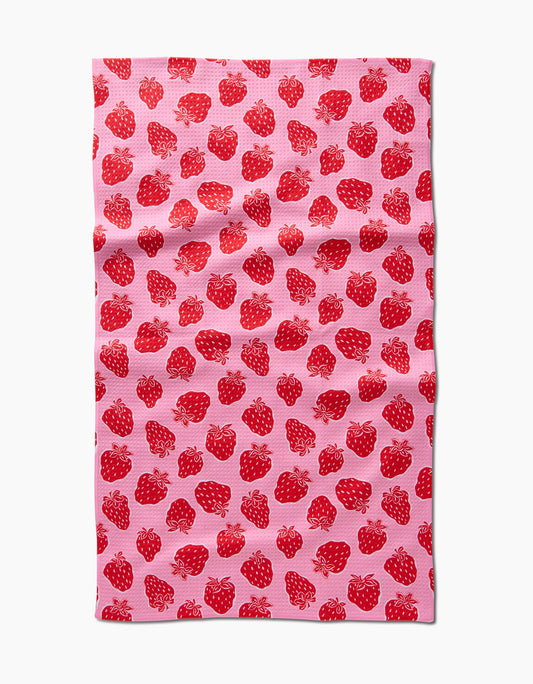 Strawberry Fields Kitchen Towel | Fresh, Fun & Absorbent GEOMETRY