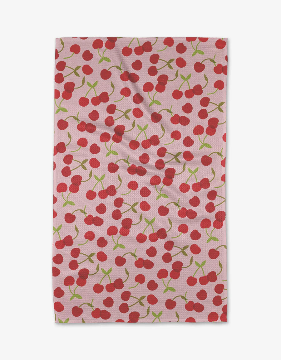 Kitchen Tea Towel - Cherry Cherries GEOMETRY