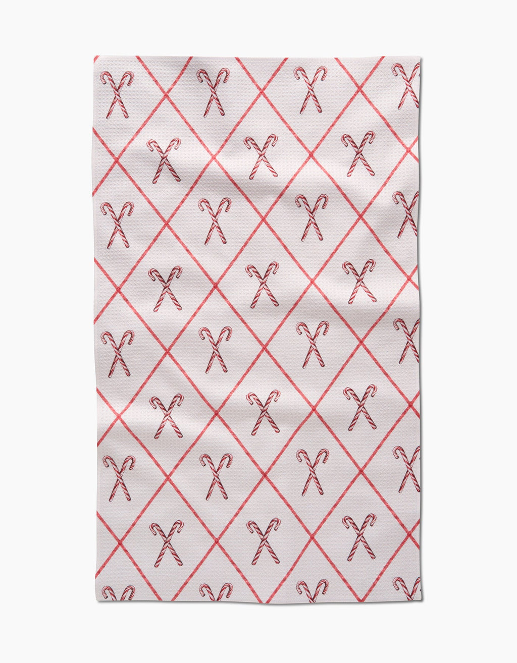 Festive Candy Canes Kitchen Tea Towels