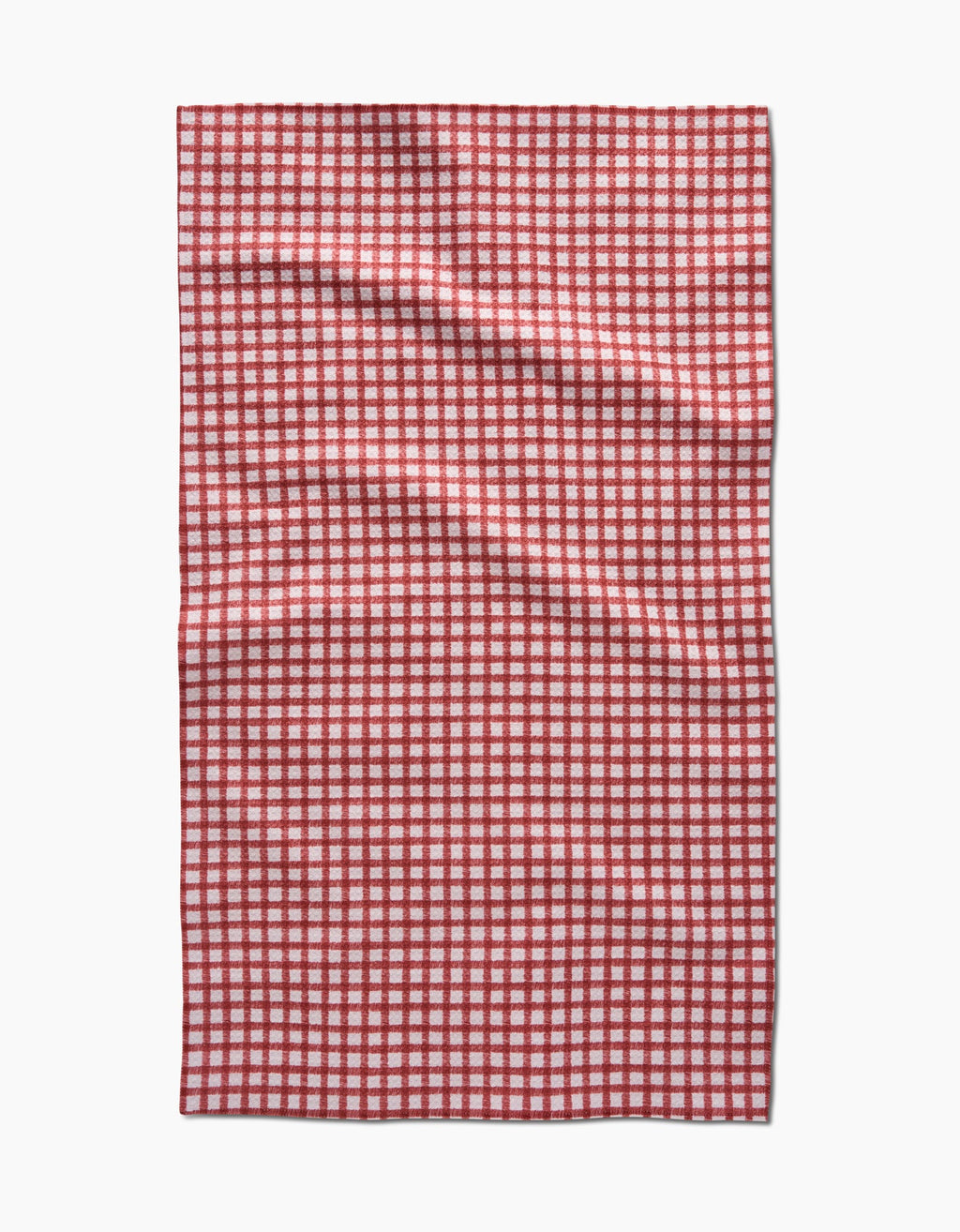 Fireside Plaid Red Kitchen Tea Towel